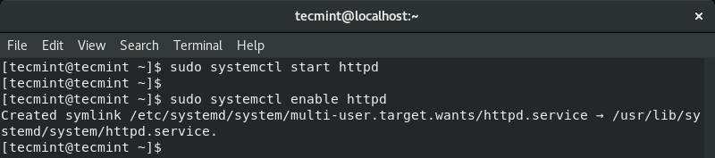 Avviare Il Server Web Apache