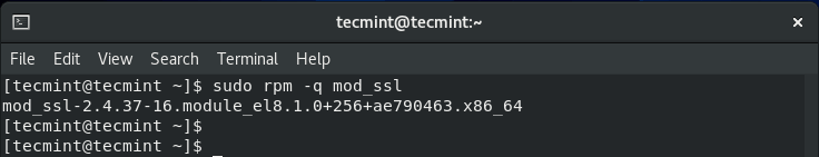 Verificare Mod SSL Installazione