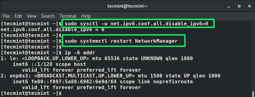 Attivare Un Indirizzo IPv6