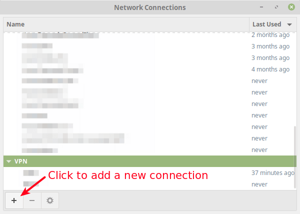 Aggiungere una Nuova Connessione di Rete
