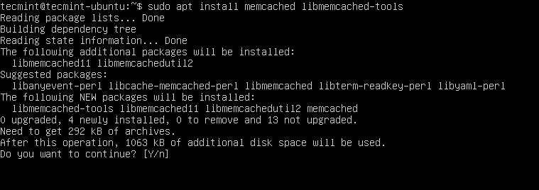 Installare Memcached in Ubuntu 20.04