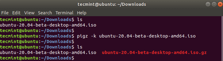 Comprimere File senza Cancellare
