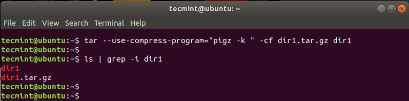 Comprimere una Directory in Linux