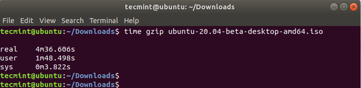 Controllare La Compressione Gzip Tempo