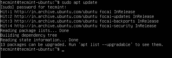 Aggiornamento Di Ubuntu Server 20.04