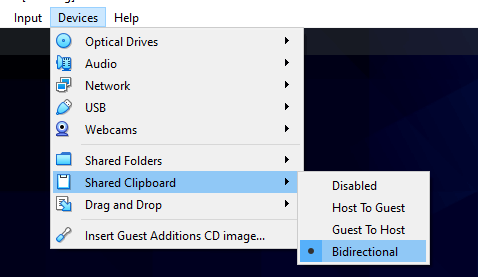 Condividere Appunti in Virtualbox