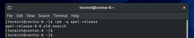Confermare Repository EPEL