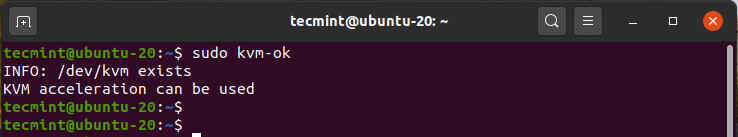 Controllo KVM Supporto a Ubuntu