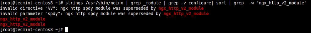 Controllare Nginx HTTP/2 Modulo