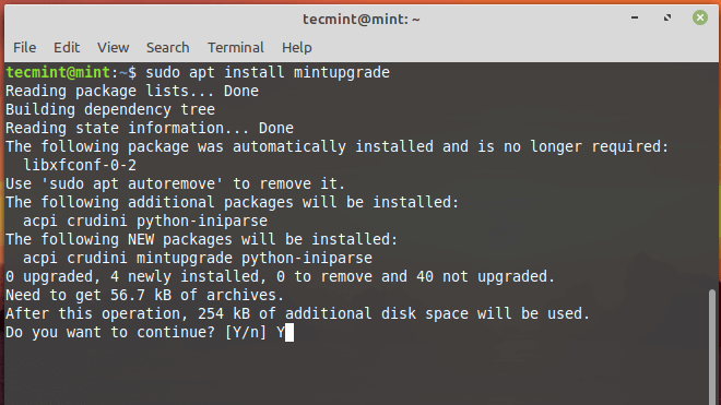 Installare Mintupgrade in Linux Mint