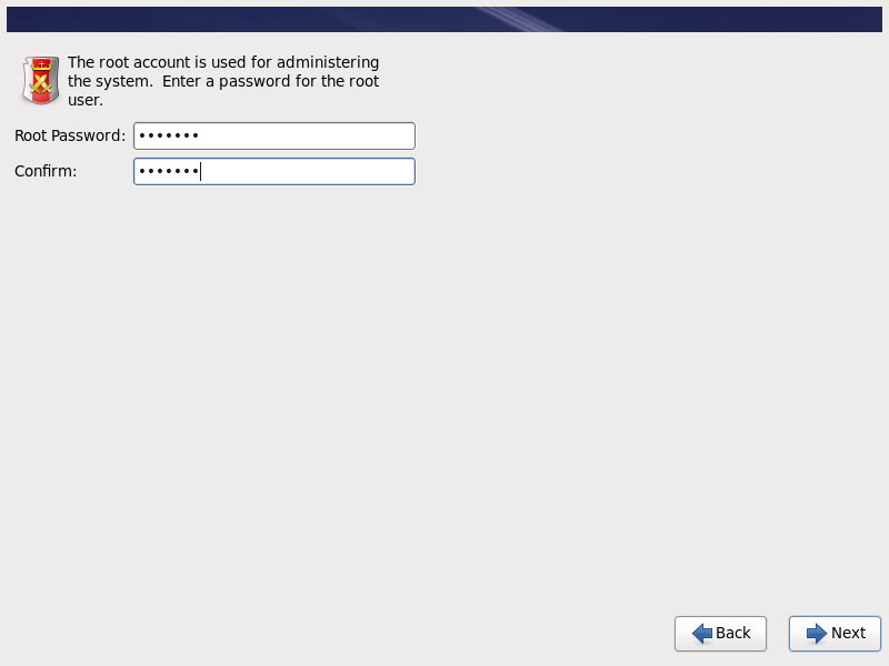 Set di RHEL 6.10 Password di Root