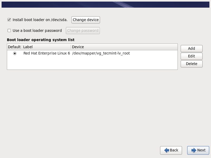 Installazione Del Boot Loader