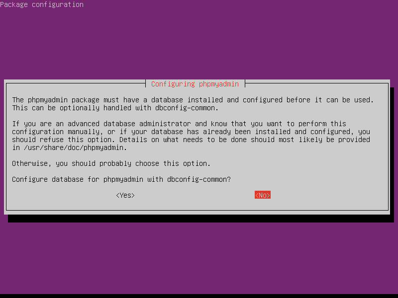 Configurare PhpMyAdmin