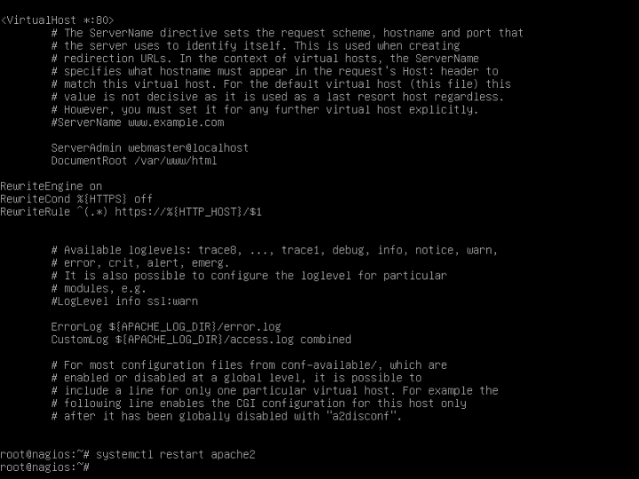 Configurare Apache per Nagios