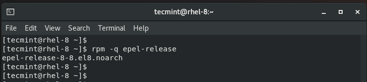 Controllare EPEL Repo Versione