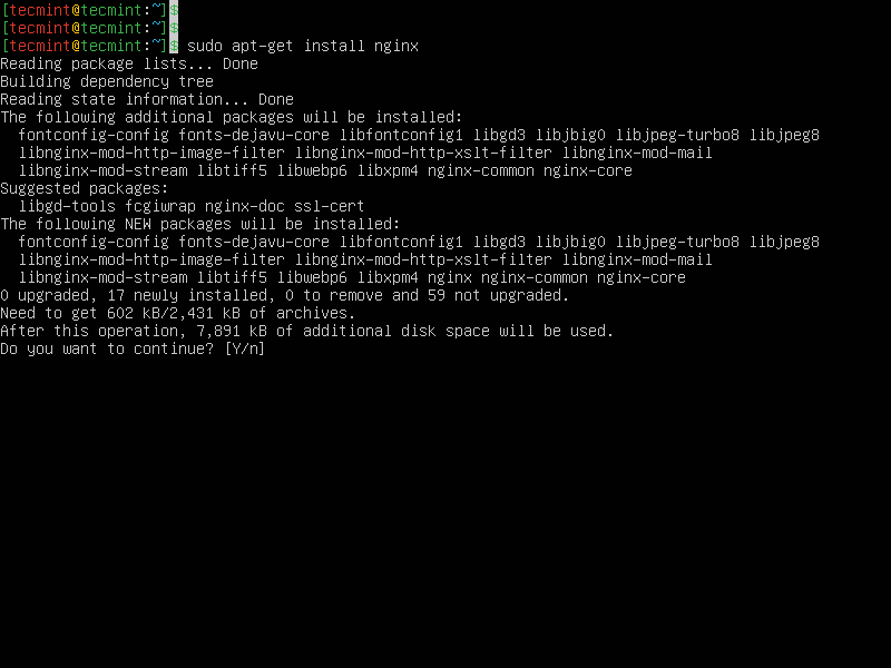 Installare Nginx in Ubuntu