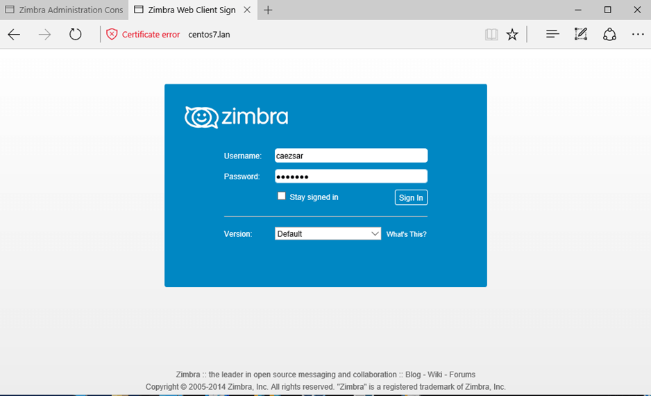 Utente Di Login Della Webmail