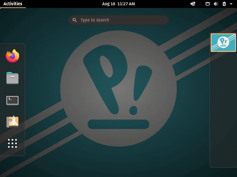 Pop! _OS Desktop