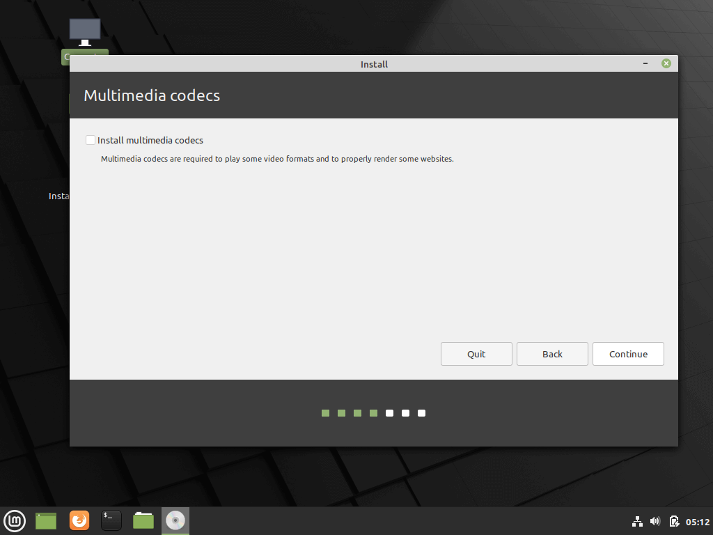 Installa i codec multimediali