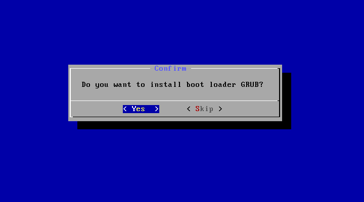 Installa Boot Loader