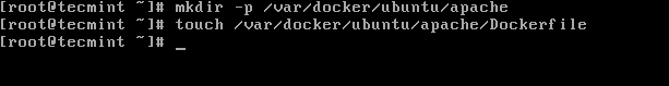 Creare Dockerfile Repository