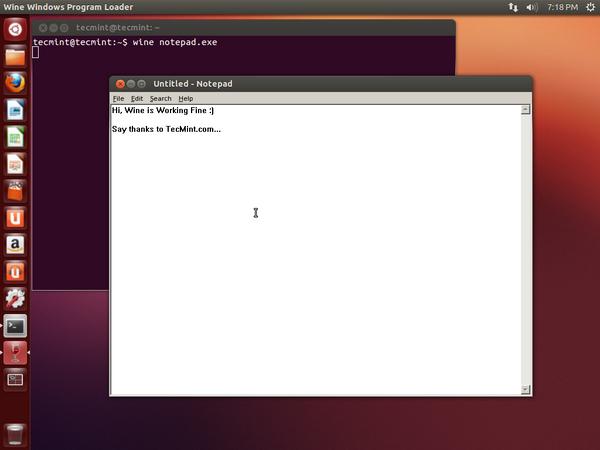 Avvia Wine in Ubuntu