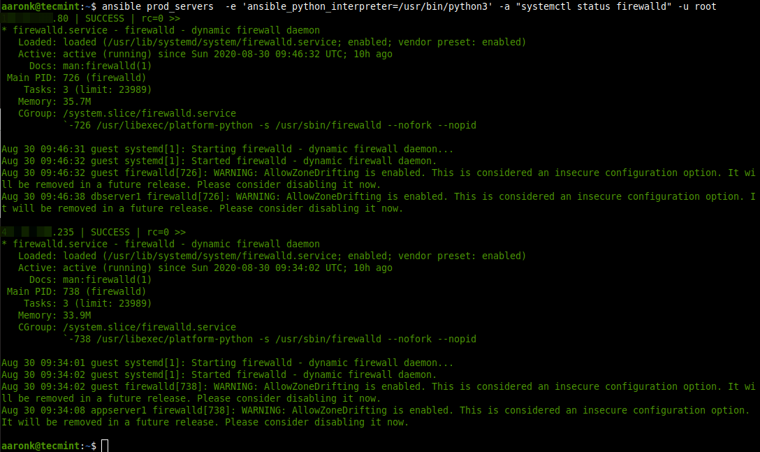 Imposta Python Interpreter tramite riga di comando