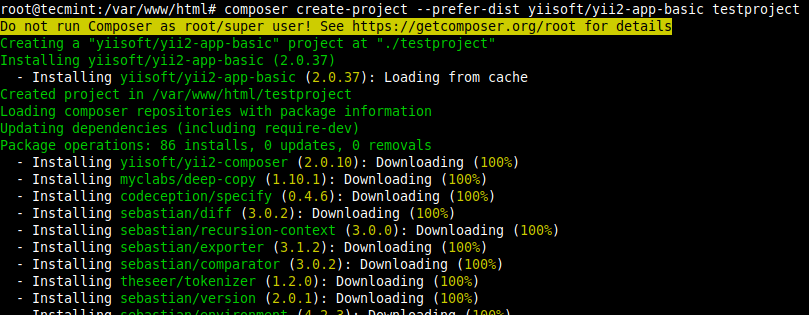 Installa Yii Framework in Ubuntu