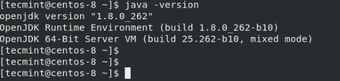 verifica la versione di Java