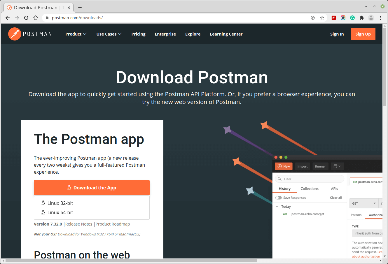 Scarica l'app Postman Desktop