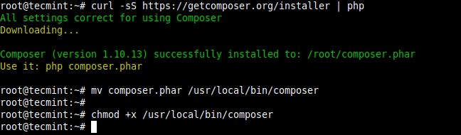 Installa Composer in Ubuntu