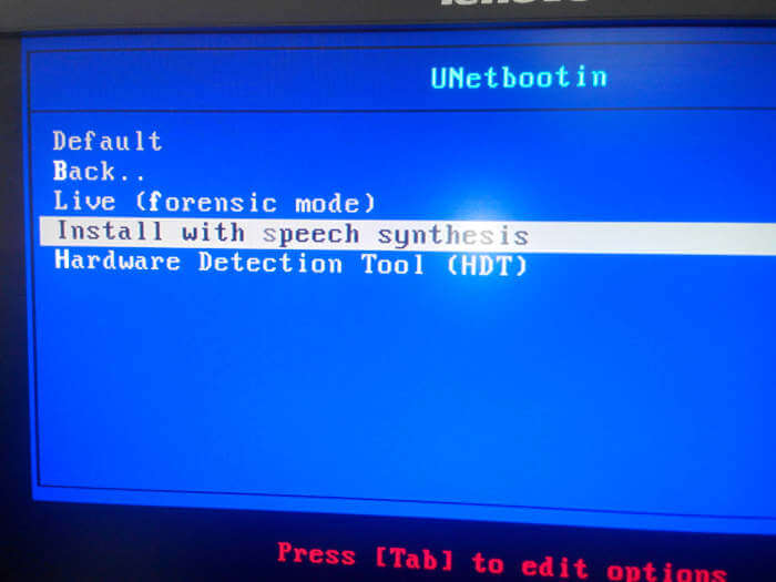 Avvio di Linux da USB