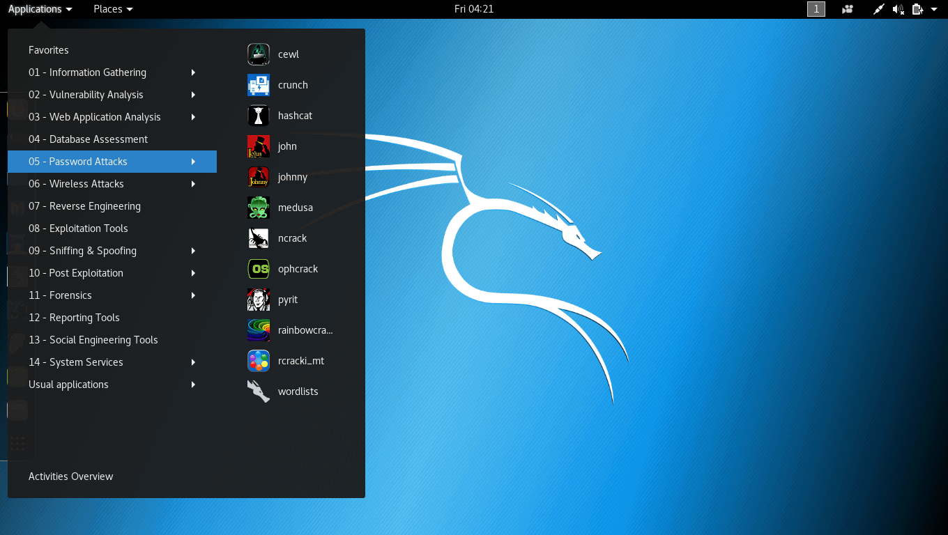 Distribuzione Kali Linux