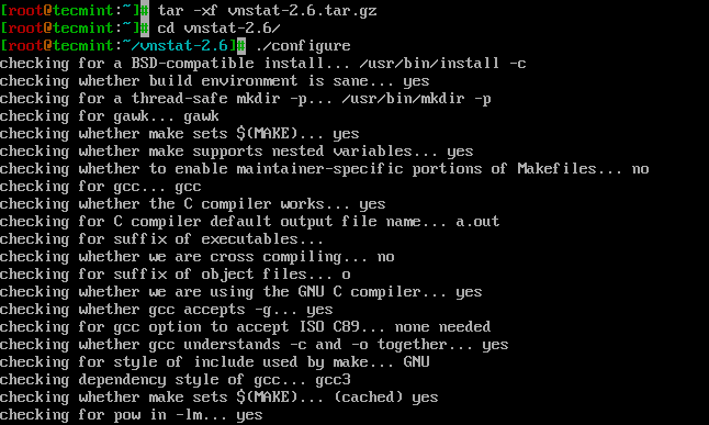 Installa VnStat da sorgenti in CentOS