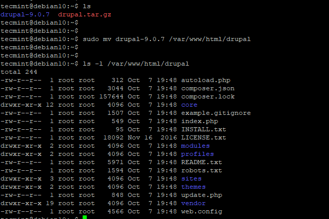 Visualizza file Drupal