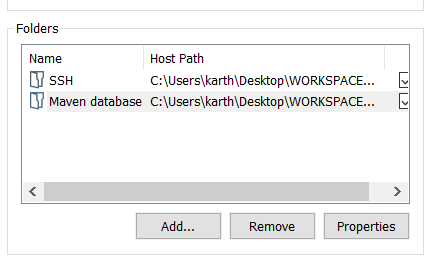 Visualizza gli attributi della cartella di condivisione in VMWare