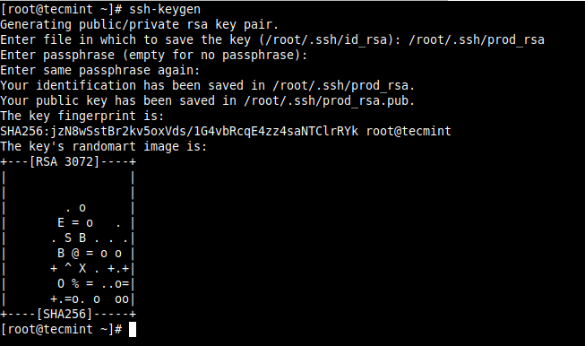 Genera chiave SSH in Linux