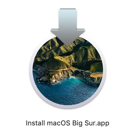 programma di installazione per macOS Big Sur