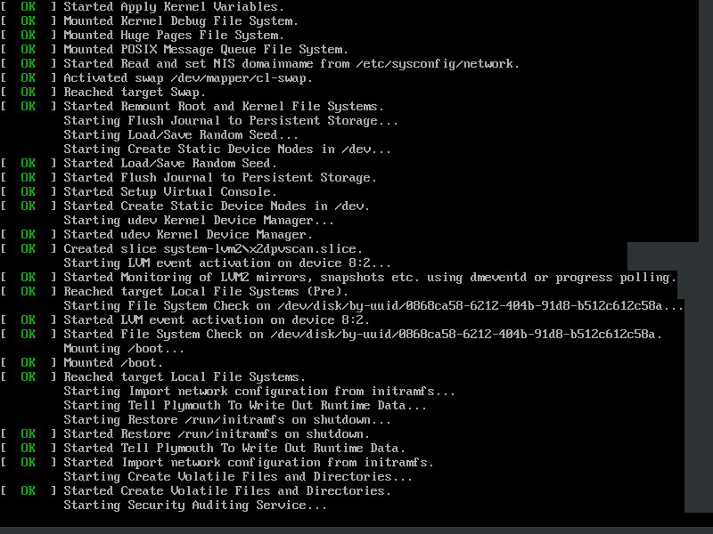 Processo di inizializzazione del kernel