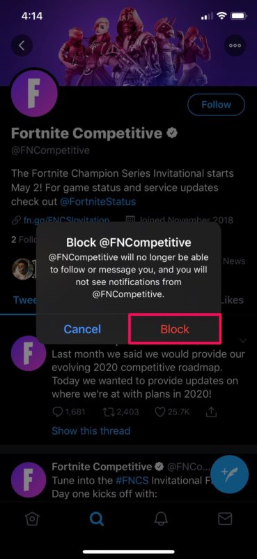 Come bloccare e sbloccare qualcuno su Twitter