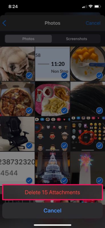 Come eliminare tutte le foto dai thread dei messaggi su iPhone e iPad