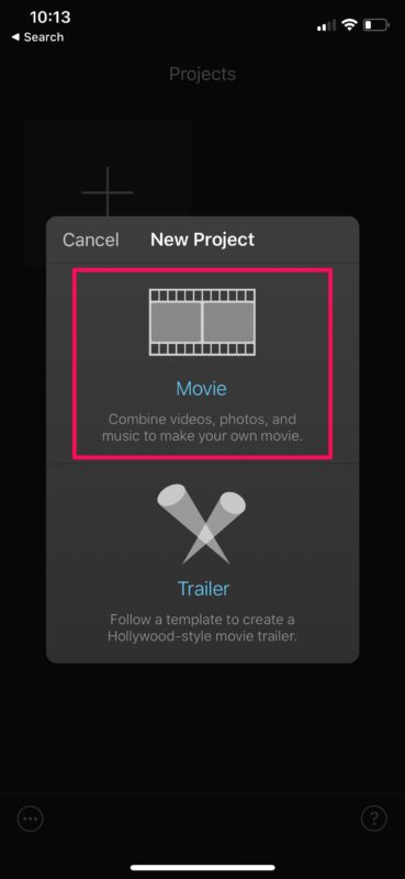 Come combinare video su iPhone e iPad con iMovie