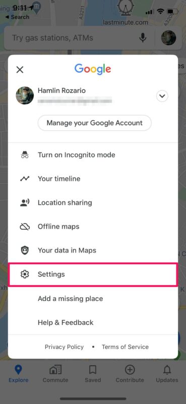 Come accedere ai controlli musicali in Google Maps su iPhone e iPad