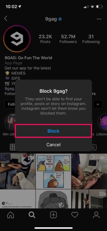 Come bloccare e sbloccare qualcuno su Instagram