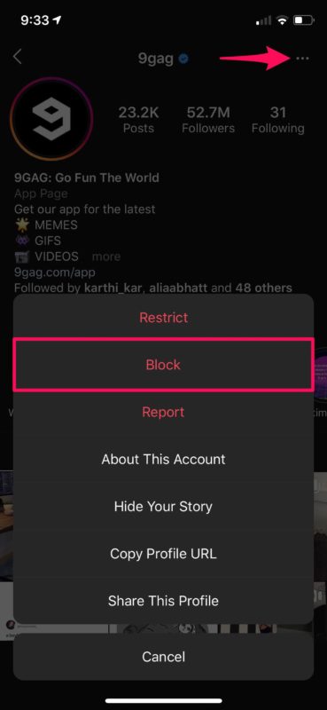 Come bloccare e sbloccare qualcuno su Instagram