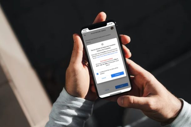 Come eliminare la cronologia delle posizioni di Google su iPhone