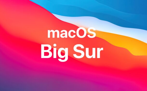 macOS Big Sur