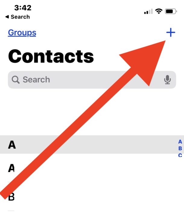 Come aggiungere un nuovo contatto su iPhone