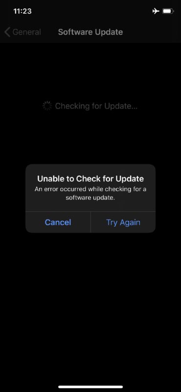 Risoluzione dei problemi di aggiornamento iOS