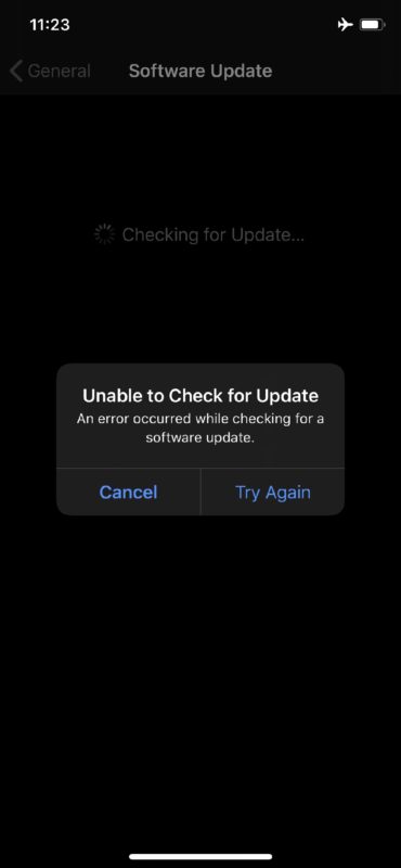 Risoluzione dei problemi di aggiornamento iOS